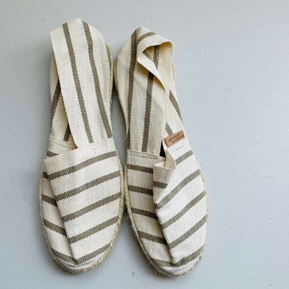 Artisanat Francais Womens Espadrille Slip On Striped Shoes  6.5 US/37 EU - Picture 1 of 5